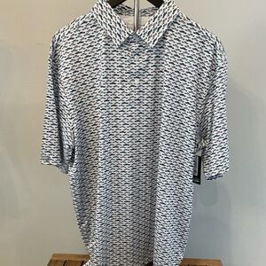 Straight Down golf performance polo men’s shirt. Size XL